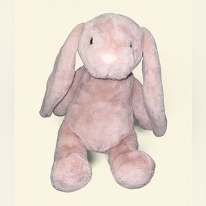 Animal Adventure Bunny Rabbit Stuffed  Plush Rose Pink Floppy Ear Animal Toy